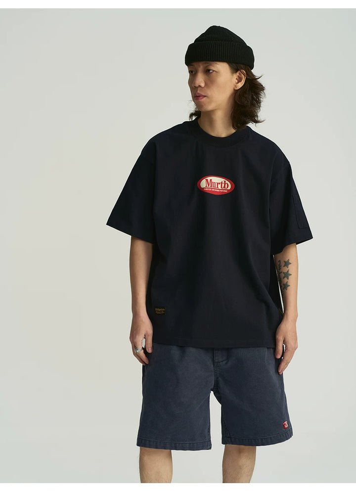 MU536 Minimalist Commuter Contrast Color Tee