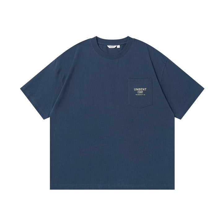 Distressed Print Pocket Tee