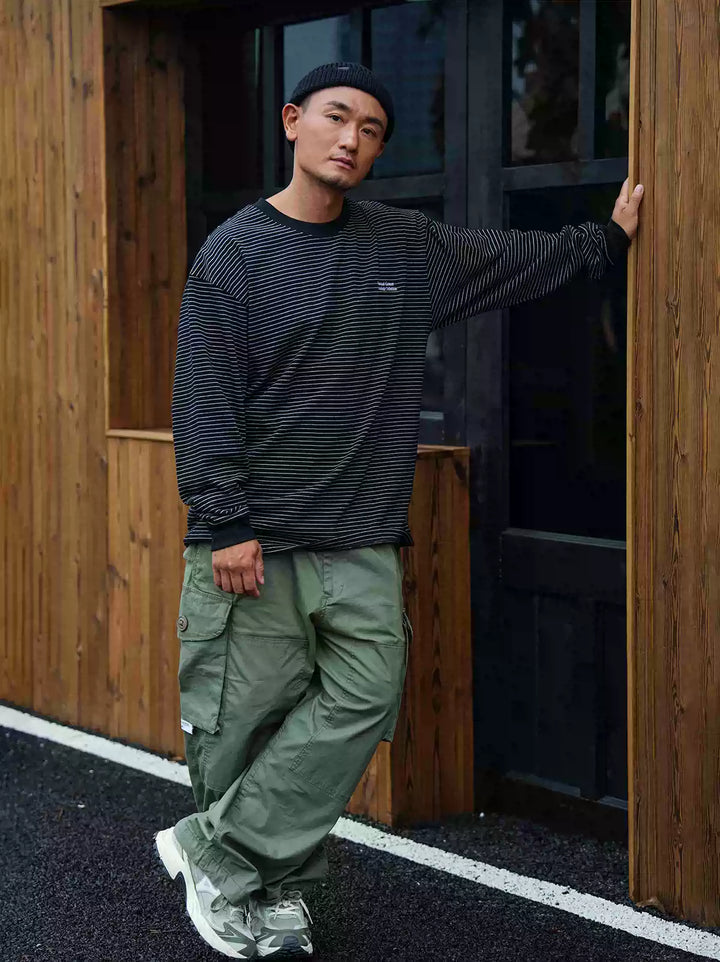 LAPRIMA 25AW LAP STRIPED HEAVY LS