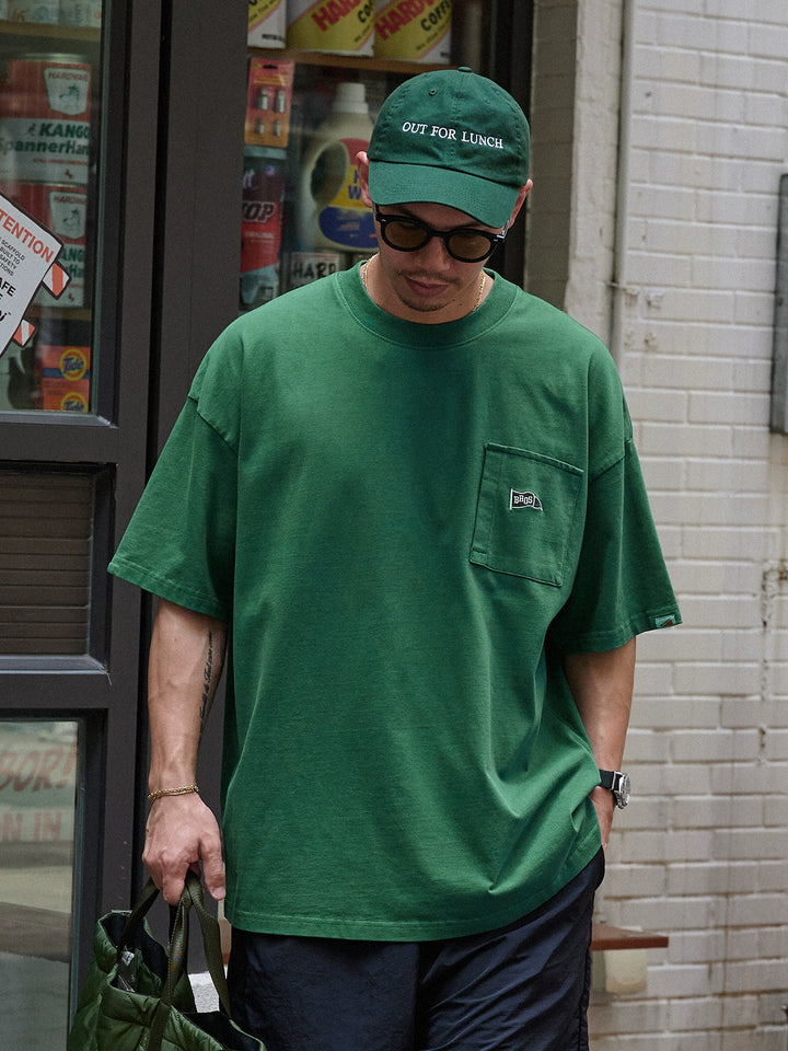 Acid Wash Flag Logo Tee