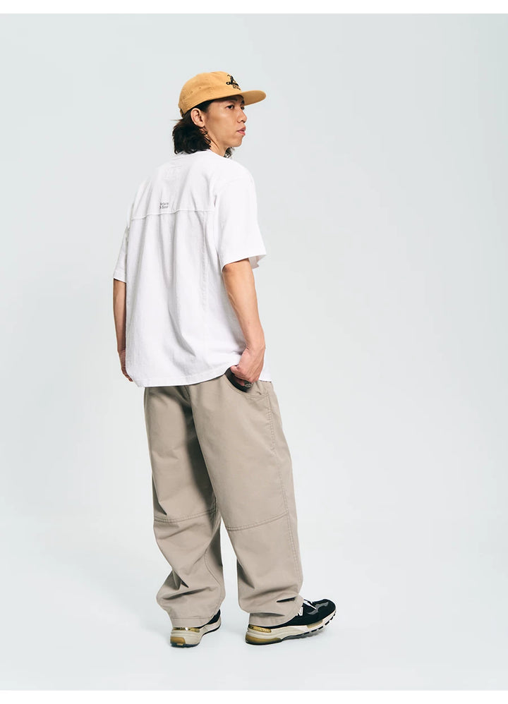 MU539 Vintage American Print Panel Tee
