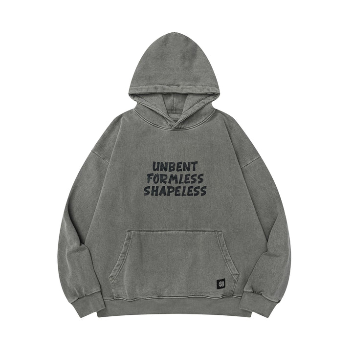 Wax-Dye Washed Fleece Hoodie