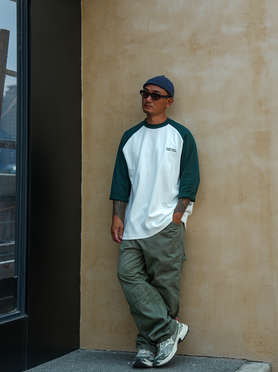 LAPRIMA CONTRAST 3/4 LS TEE