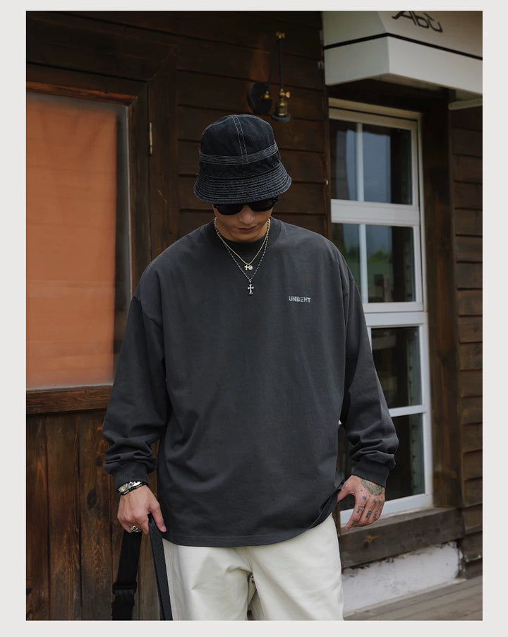 "CLASSIC" WASHED DISTRESSED LS