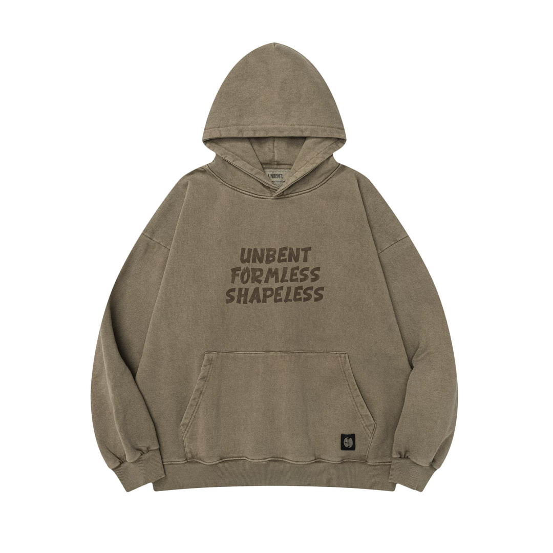 Wax-Dye Washed Fleece Hoodie