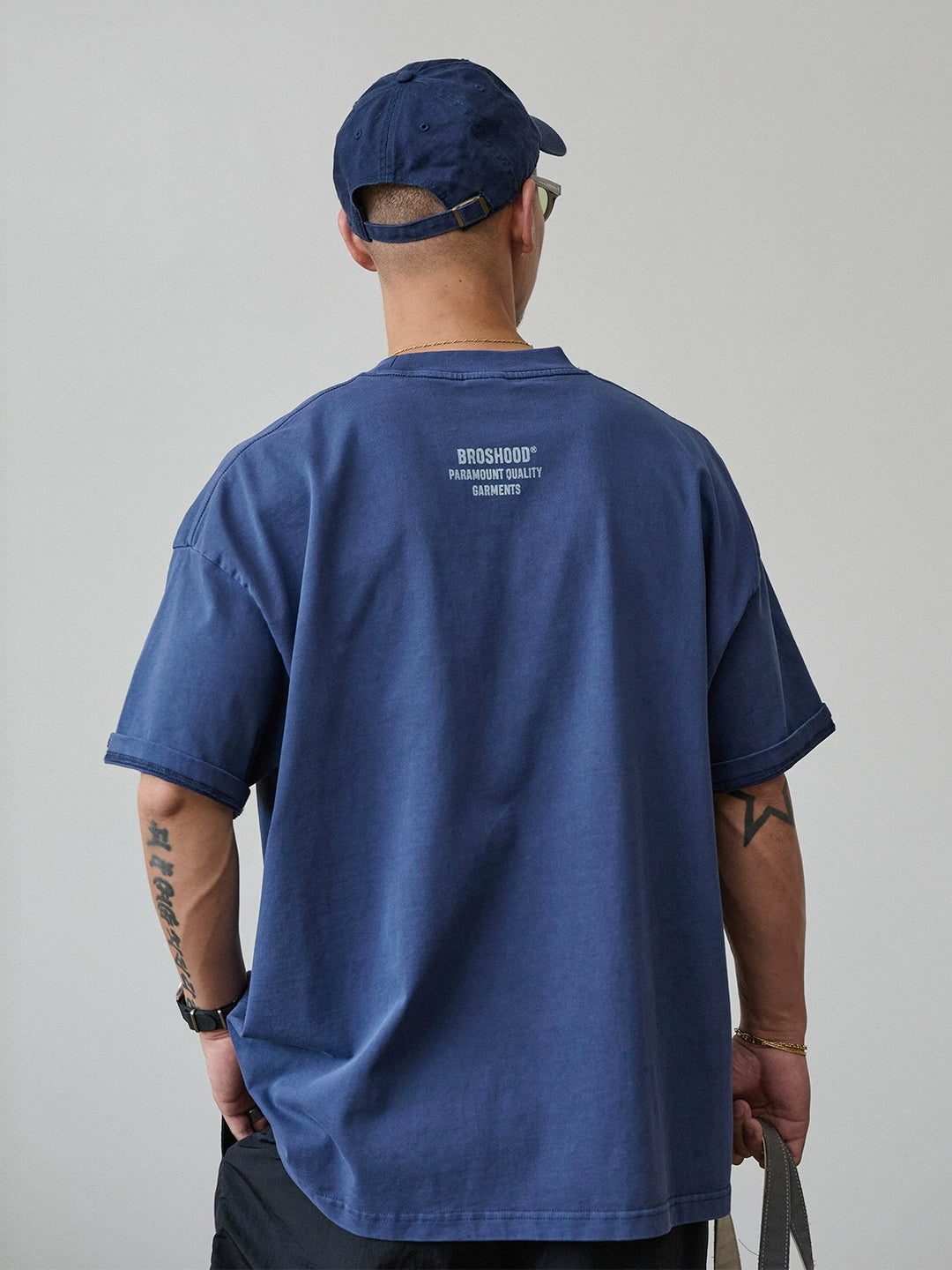 Acid Wash Flag Logo Tee