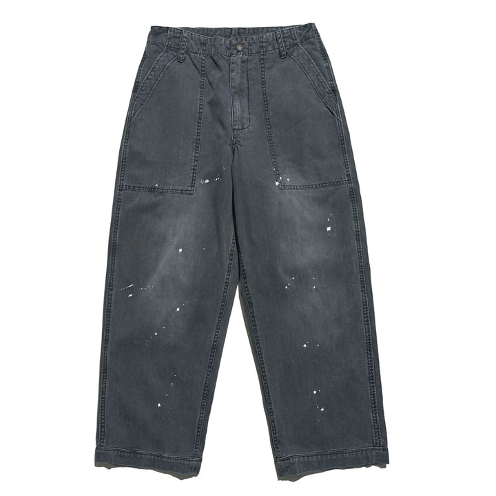 MUP26036 Vintage Washed Splash Ink Cargo Pants
