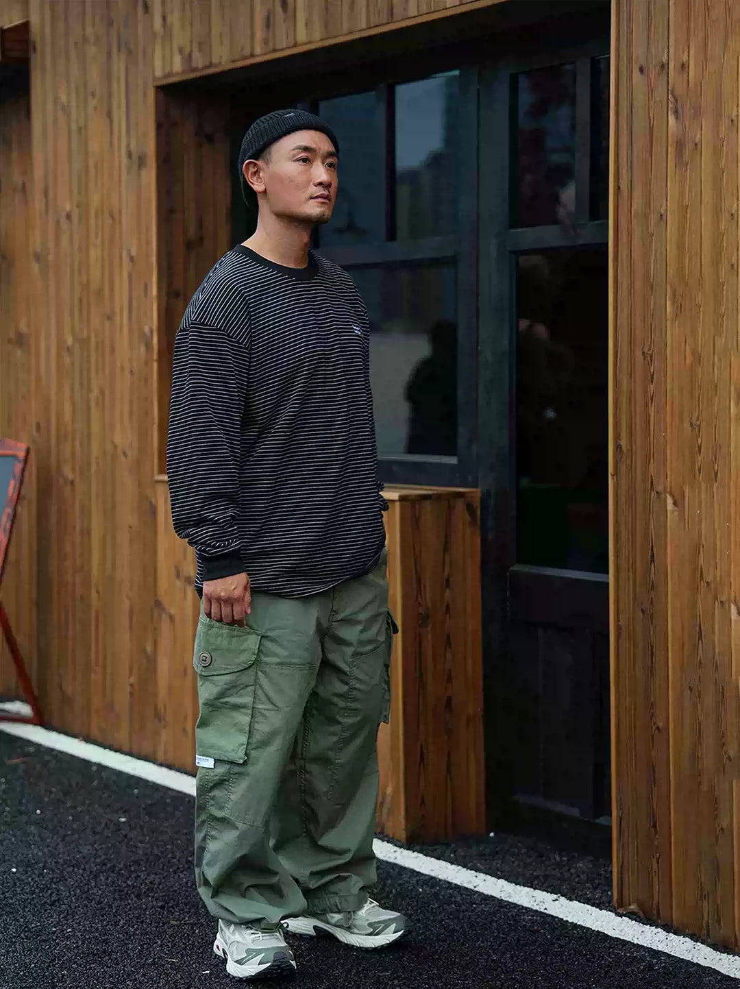 LAPRIMA 25AW LAP STRIPED HEAVY LS