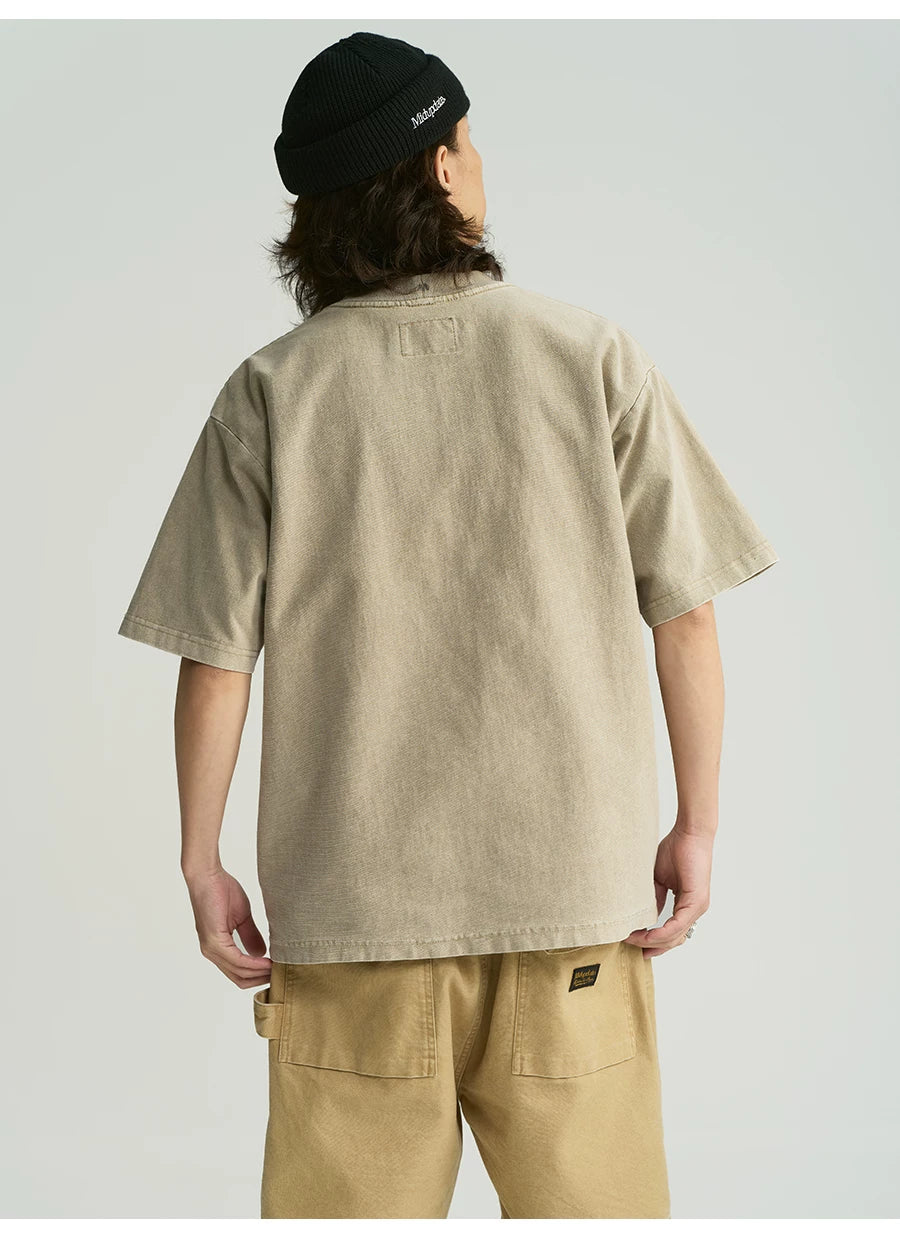 MU560 Minimalist Versatile Washed Pocket Tee