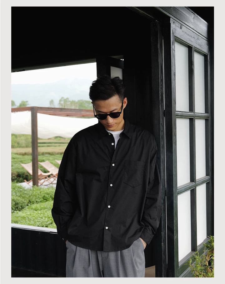 Solid Anti-Wrinkle Shirt