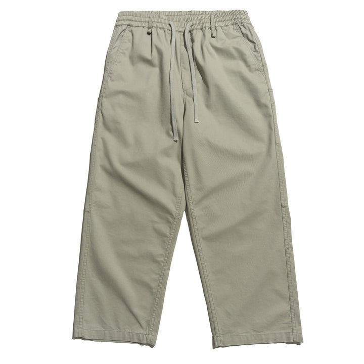 Casual Drawstring Straight-Leg Pants