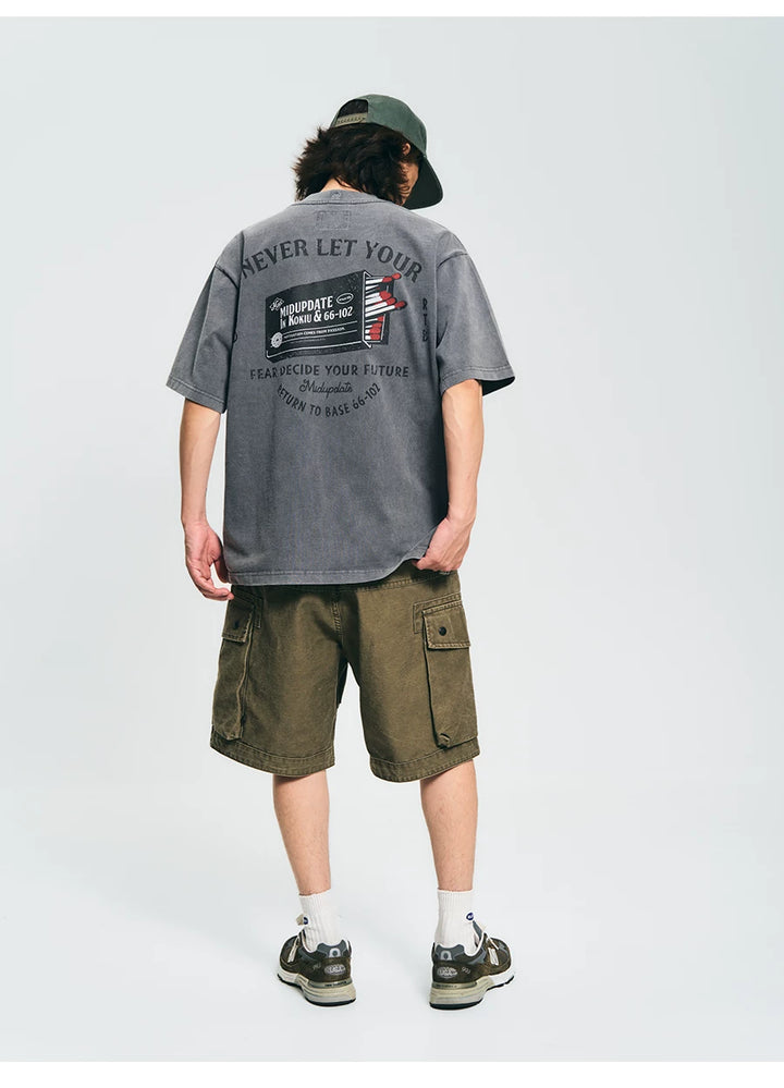 MU540 Vintage Wash Casual Matchbox Tee