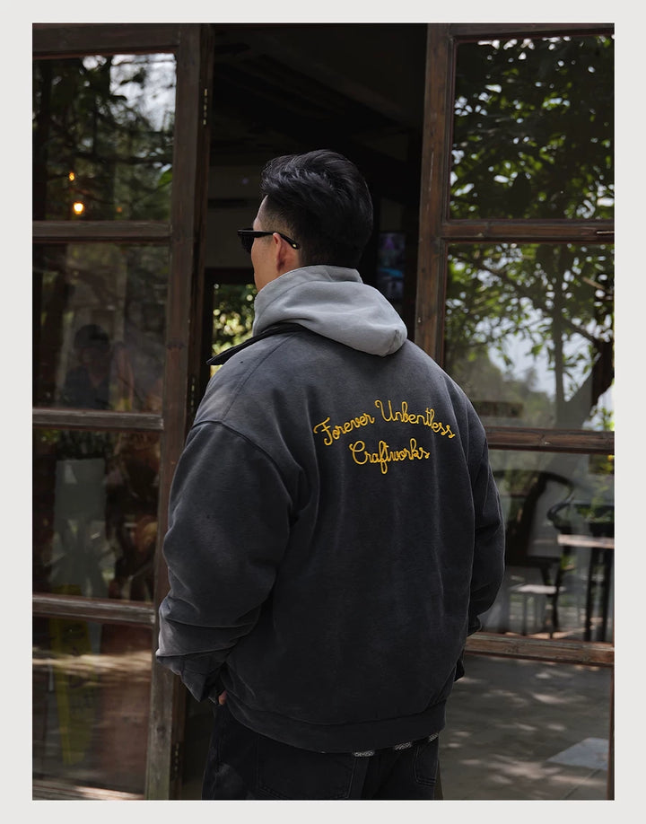 Vintage Embroidered Padded Coat