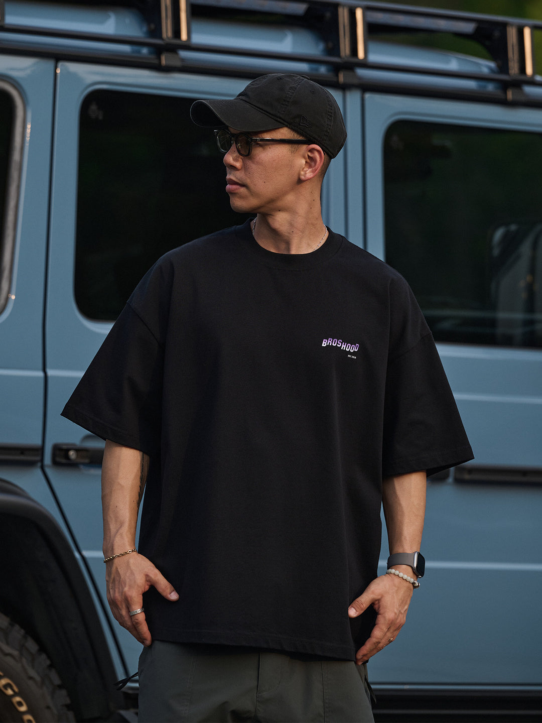 Vintage Summer Night Print Tee
