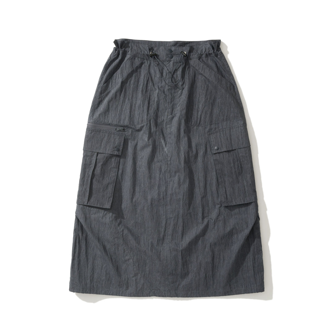 Acid Wash Cargo Skirt