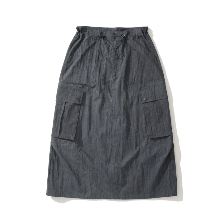 Acid Wash Cargo Skirt