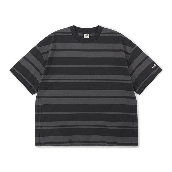 Striped Double Slip Pocket Tee