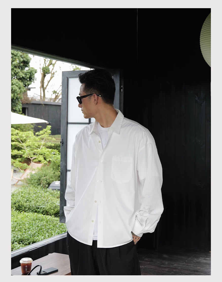 Solid Anti-Wrinkle Shirt