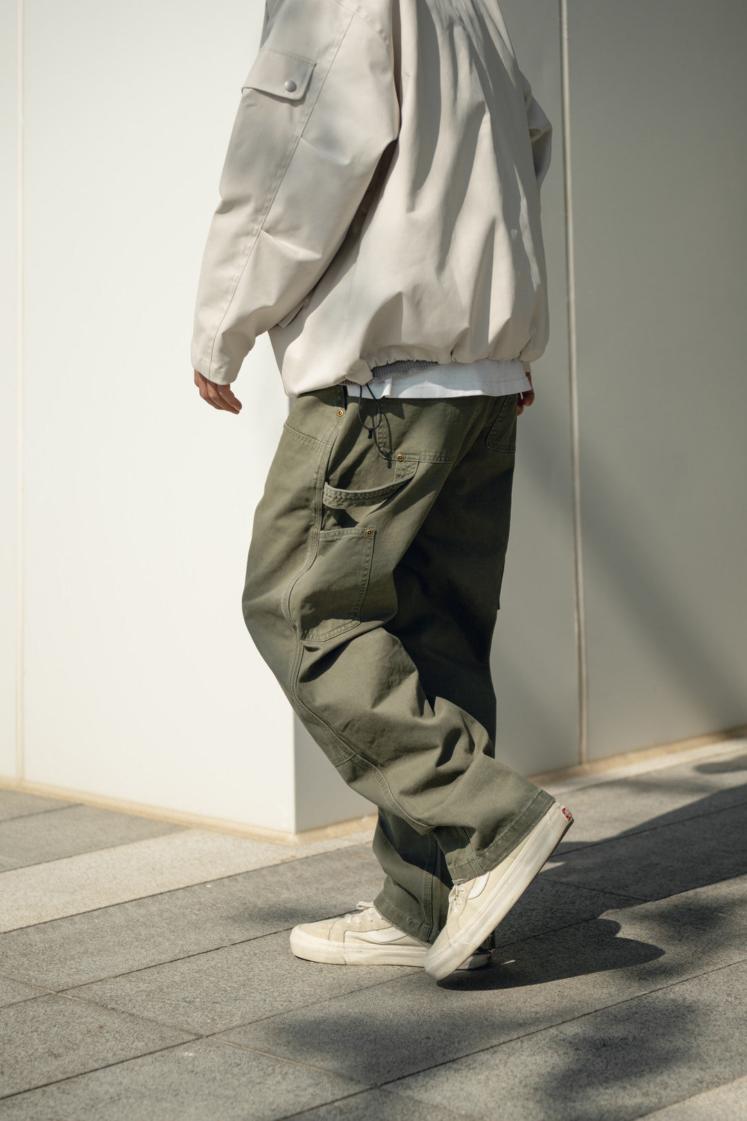 B-01 Washed Carpenter Pants