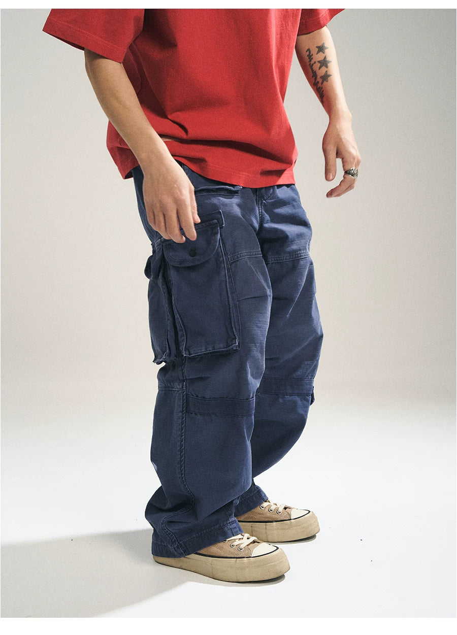 MUP25186 Distressed Military Cargo Pants