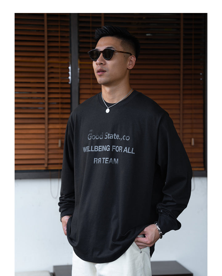 Slogan Long Sleeve Tee