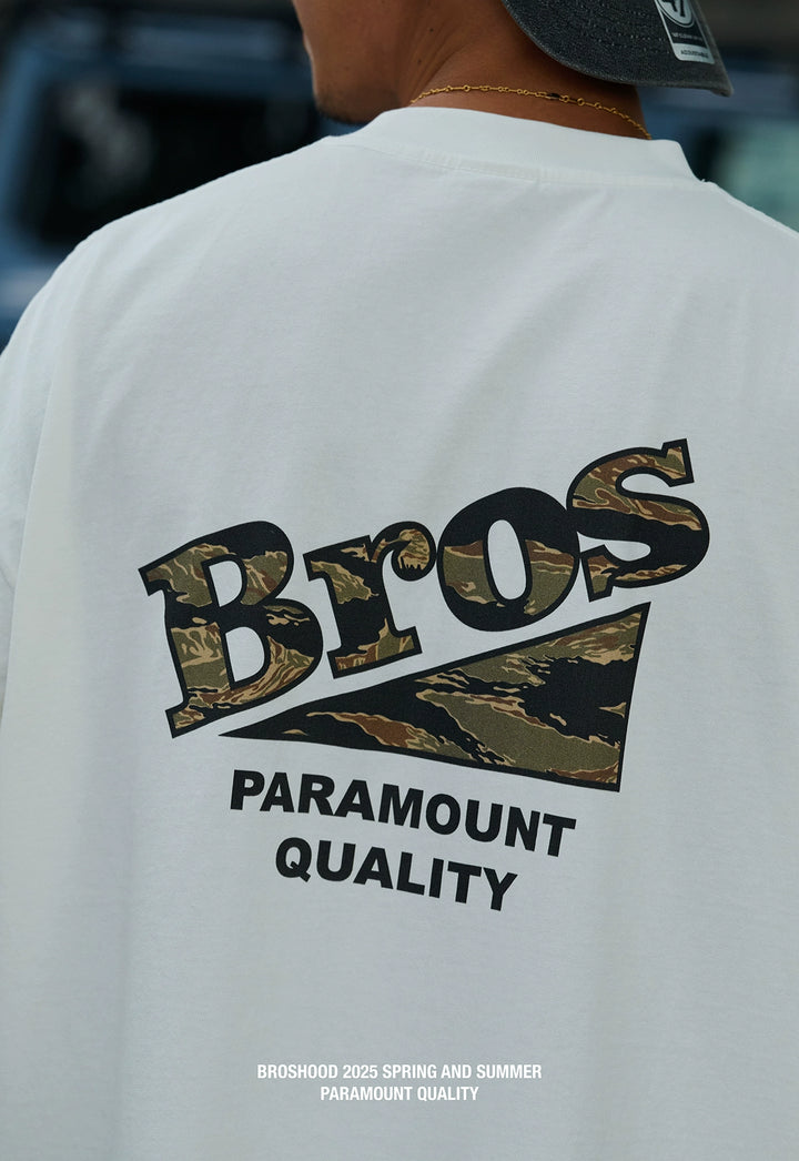 Logo Camo Print Tee