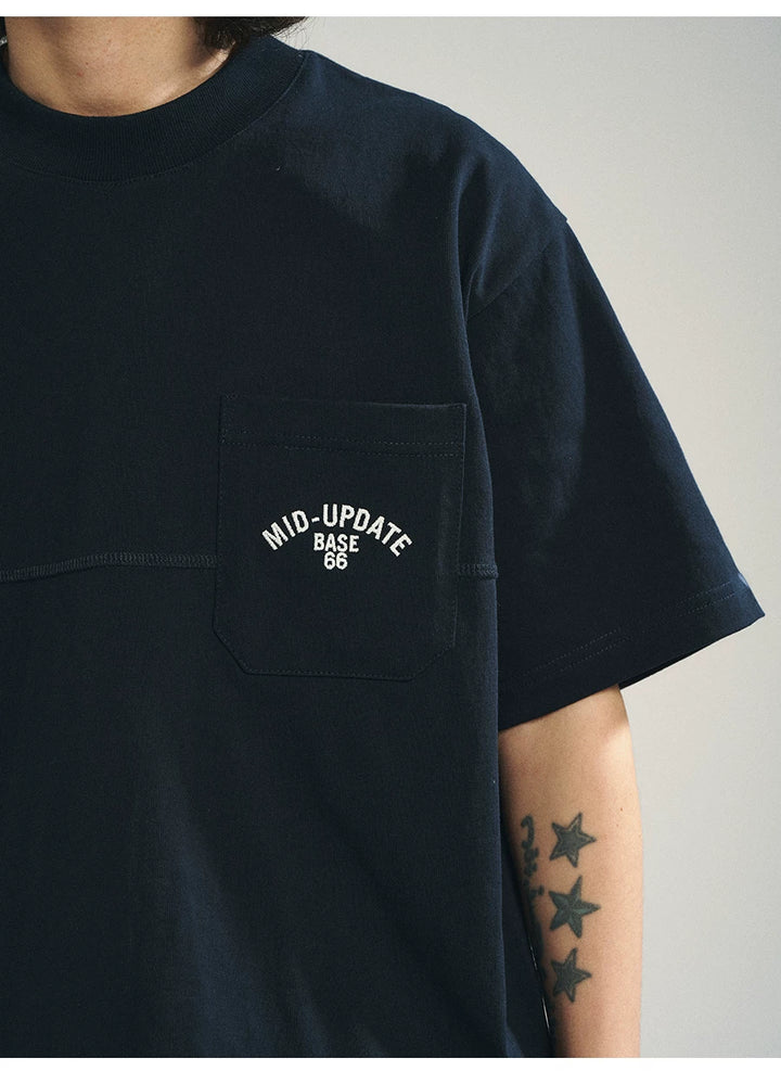 MU538 Clean Panel Pocket Tee