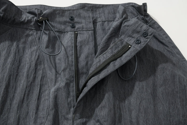 Acid Wash Cargo Skirt