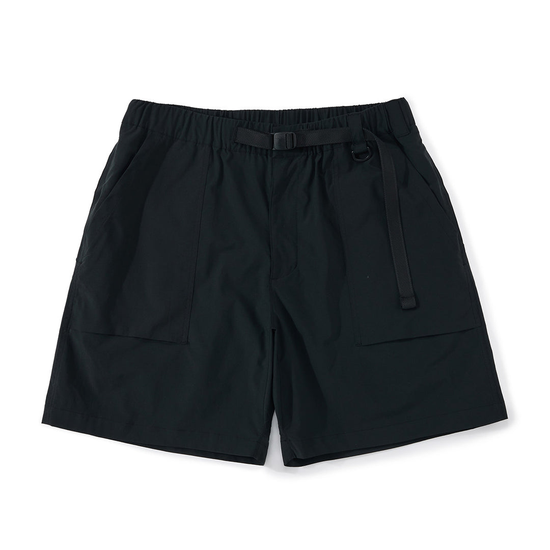 Zip Pocket Cropped Cargo Shorts
