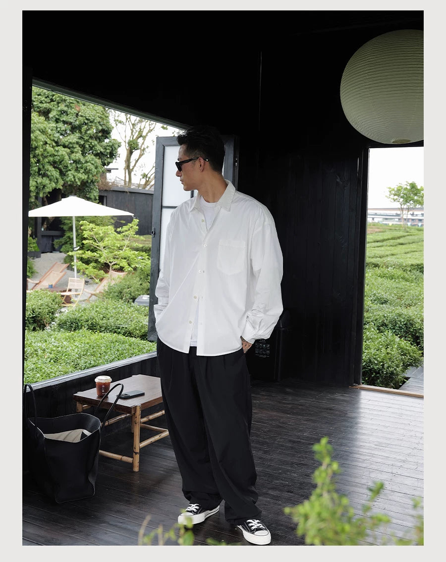 Solid Anti-Wrinkle Shirt