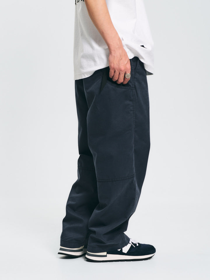 Casual Drawstring Straight-Leg Pants