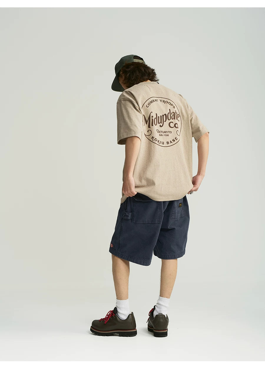 MU566 Vintage Washed Circle Logo Tee