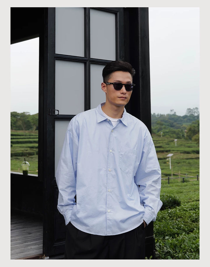 Solid Anti-Wrinkle Shirt