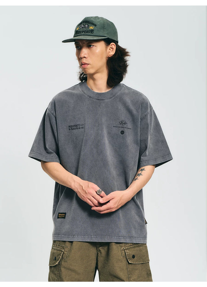 MU540 Vintage Wash Casual Matchbox Tee