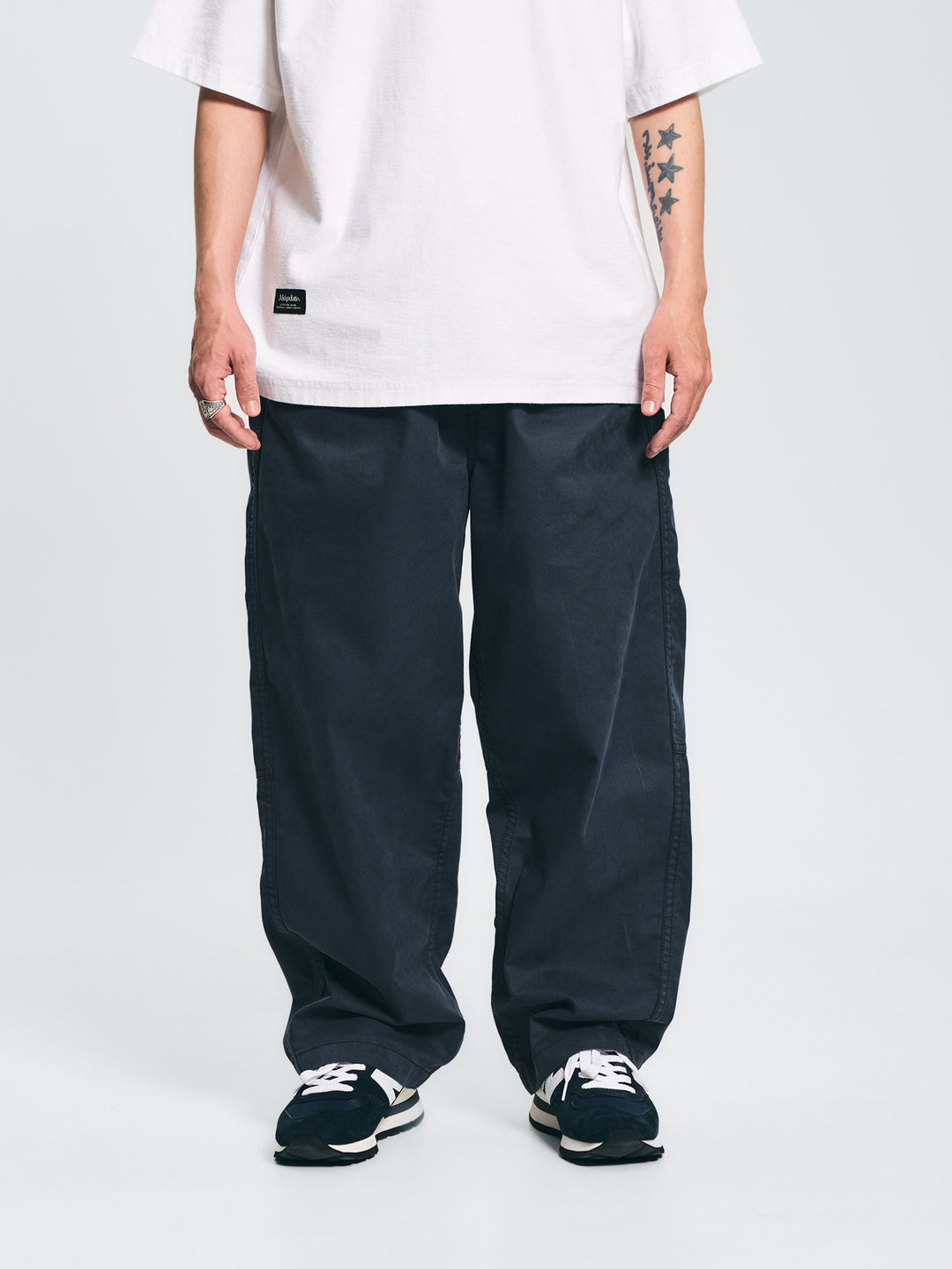 Casual Drawstring Straight-Leg Pants