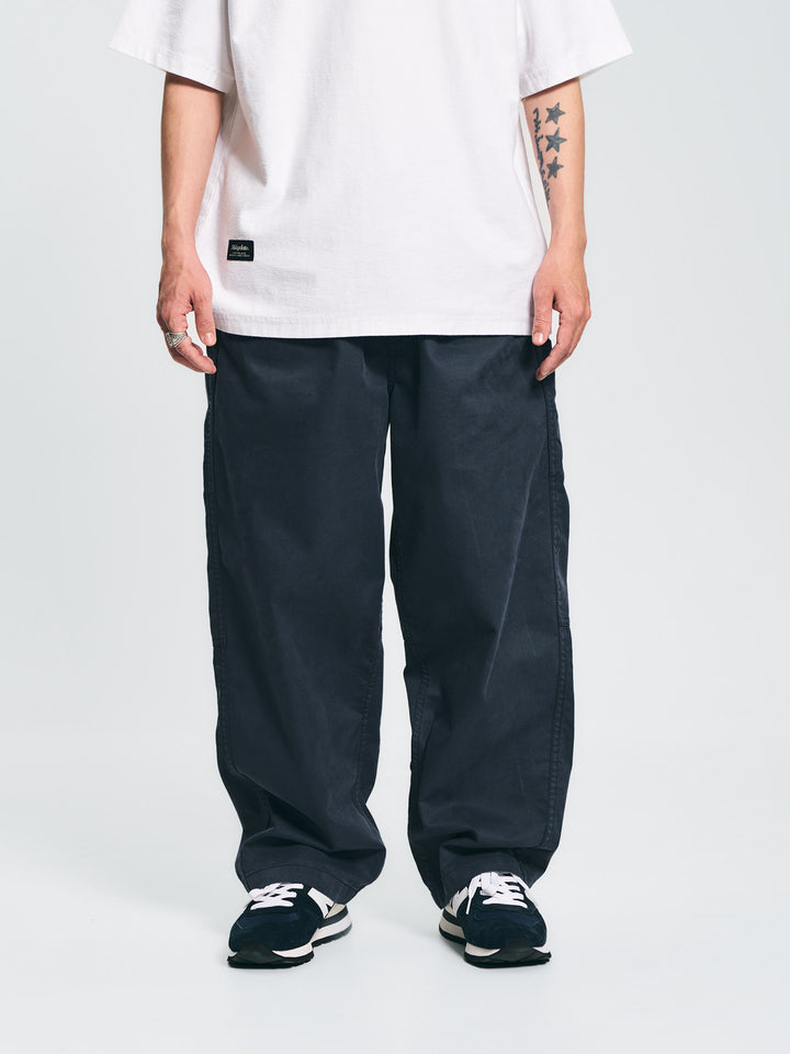 Casual Drawstring Straight-Leg Pants