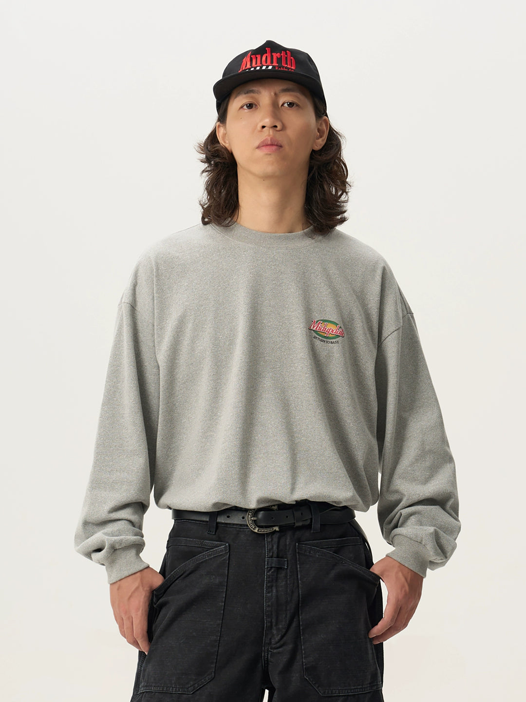 Logo Contrast Motif Print Tee