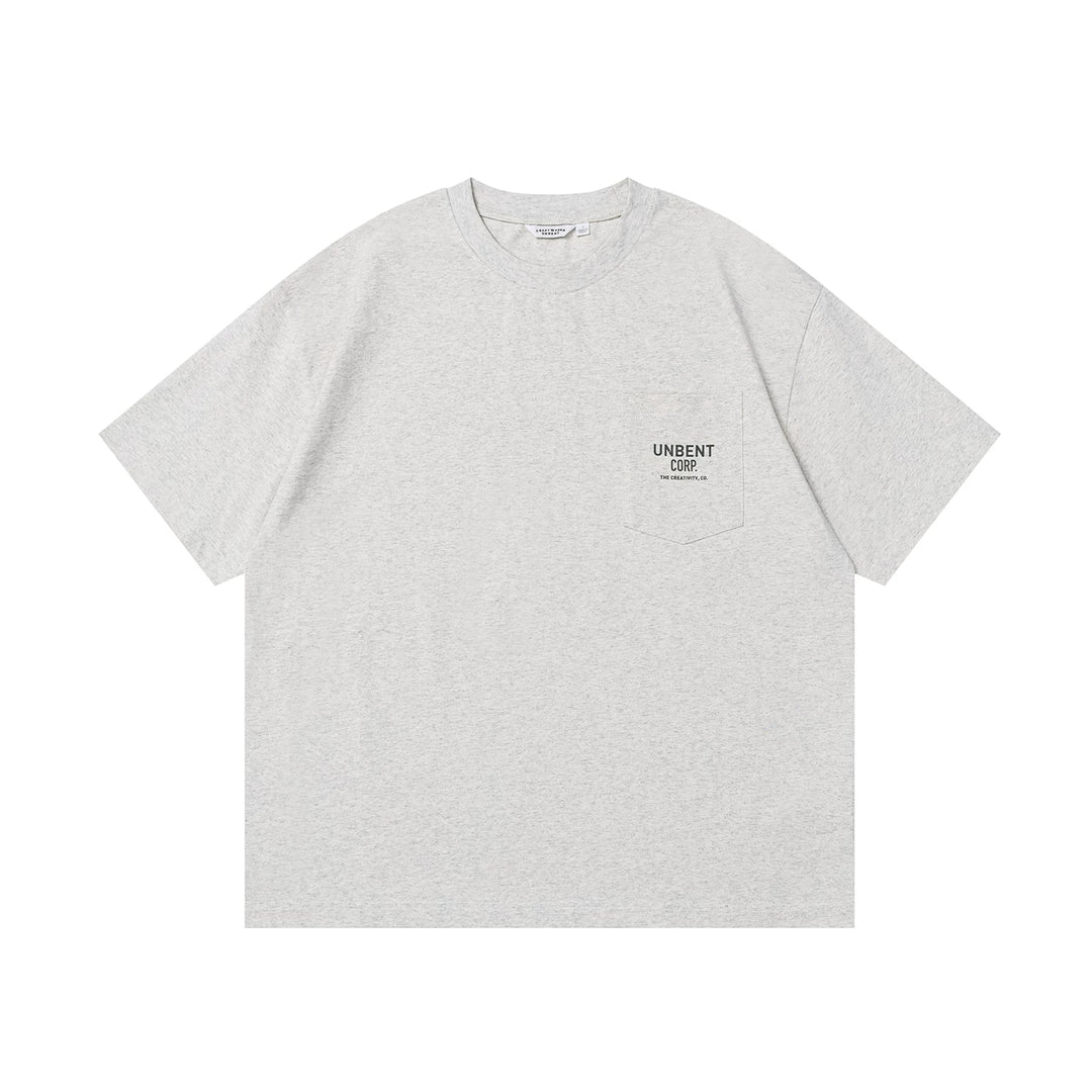 Distressed Print Pocket Tee