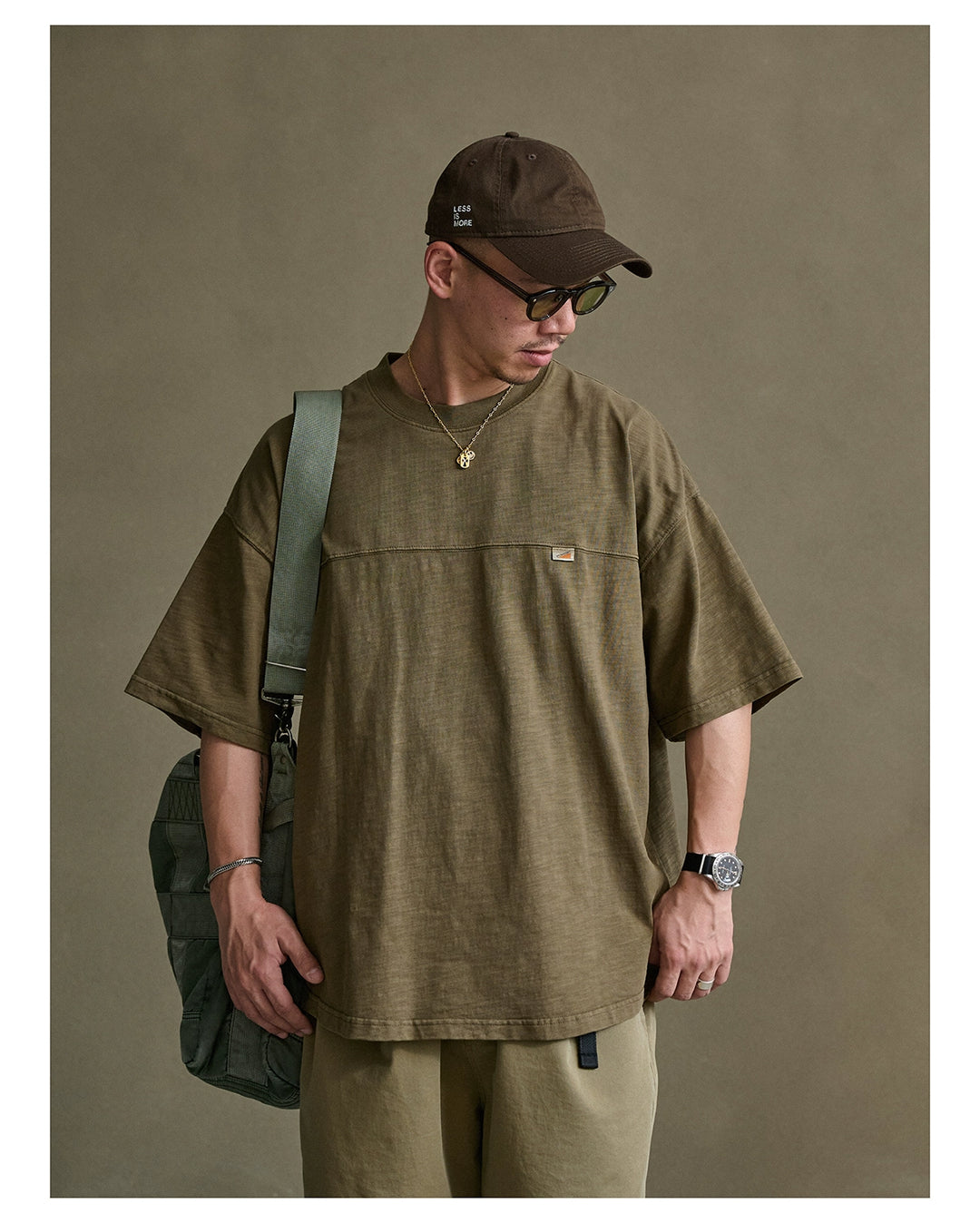 Washed Bamboo Cotton A-Cut Tee