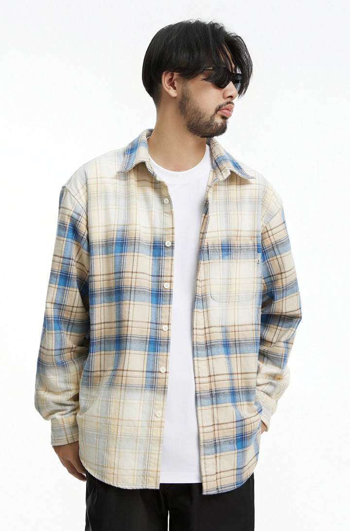 Gradient Plaid Shirt