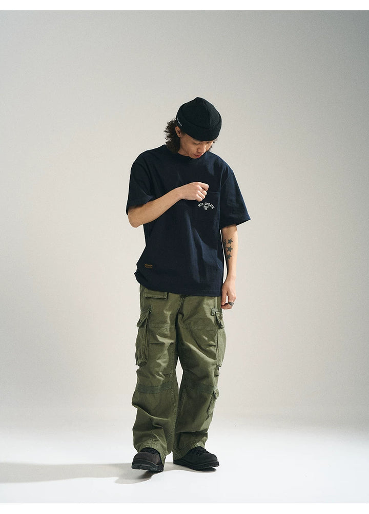 MU538 Clean Panel Pocket Tee