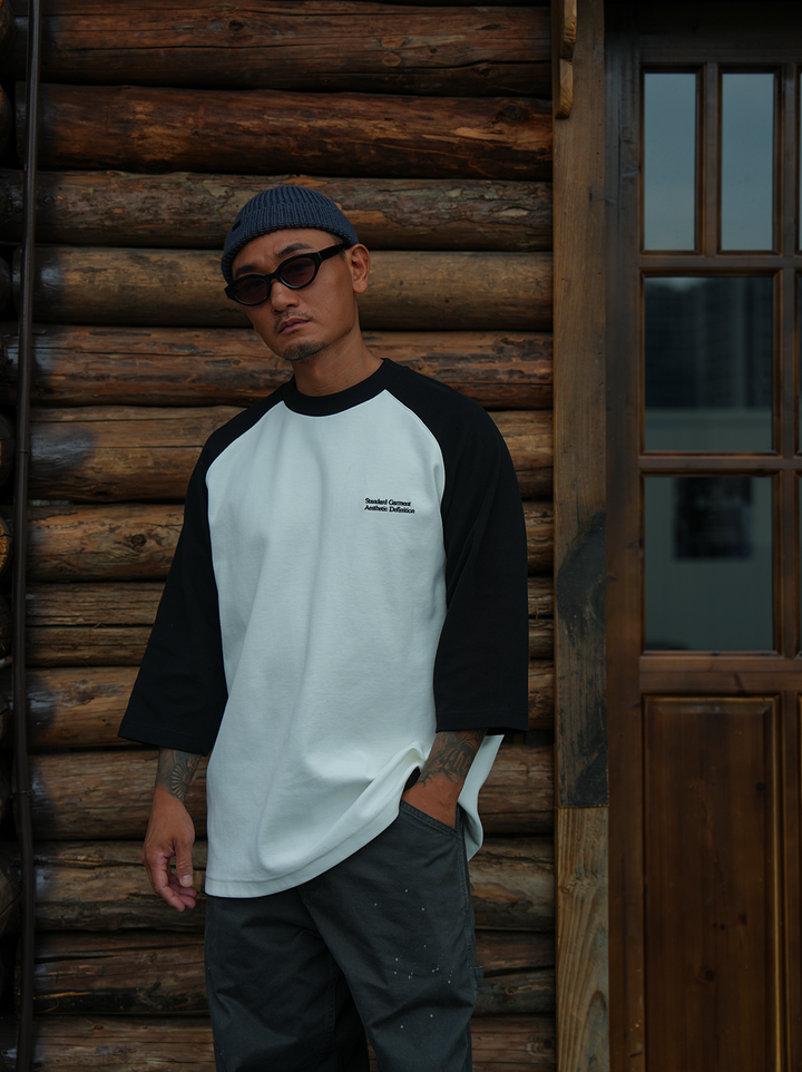 LAPRIMA CONTRAST 3/4 LS TEE