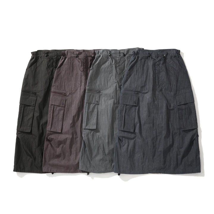 Acid Wash Cargo Skirt