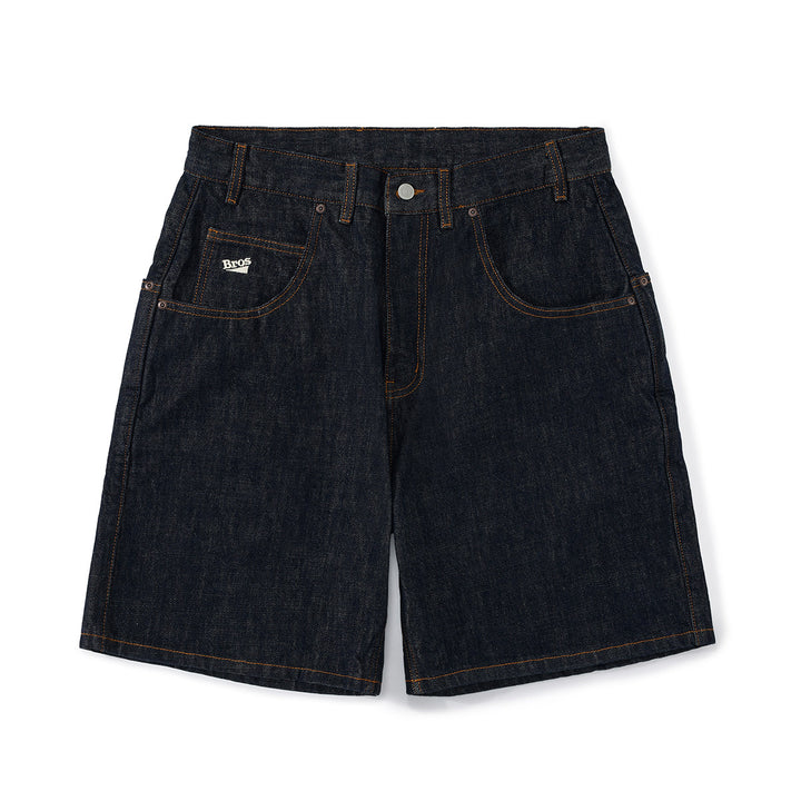 14.5oz Heavy Embroidery Denim Shorts