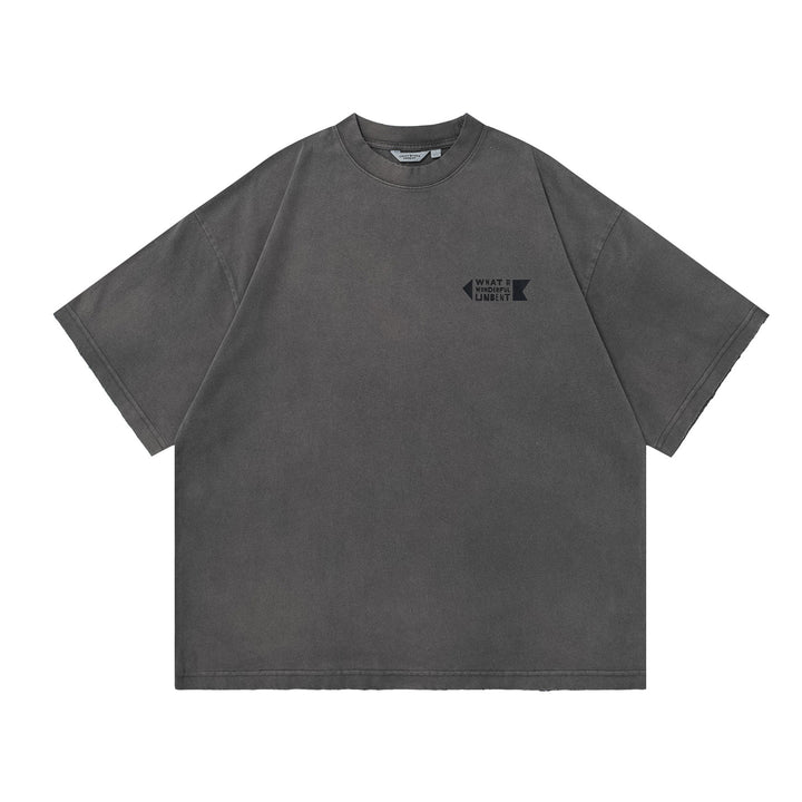 Spray Dye Motif Print Tee