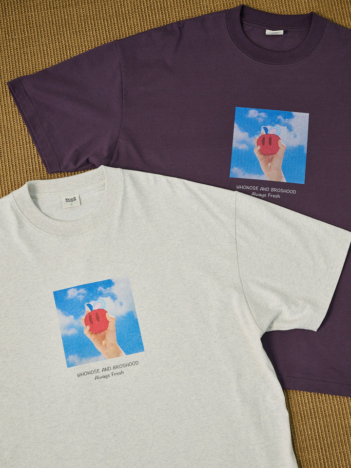 [BROS x Joe Ng] Apple DTG Print Tee