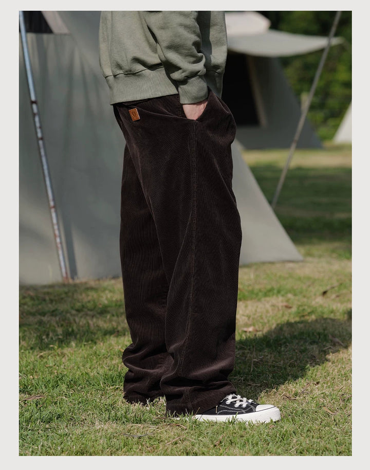 Double Pleat Corduroy Pants