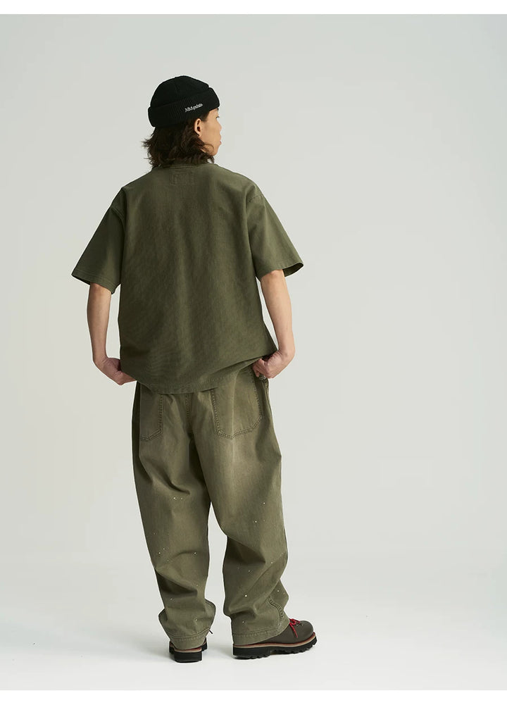 MU560 Minimalist Versatile Washed Pocket Tee