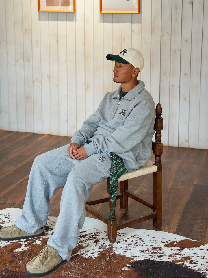 LAPRIMA HALF-ZIP MOCK SWEATSHIRT