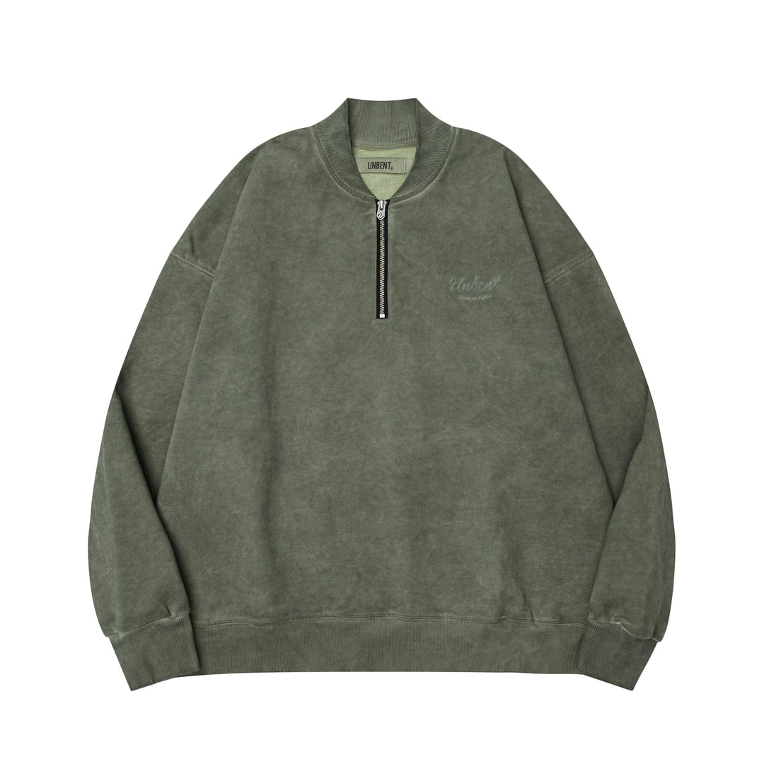Henley Half-Zip Sweatshirt